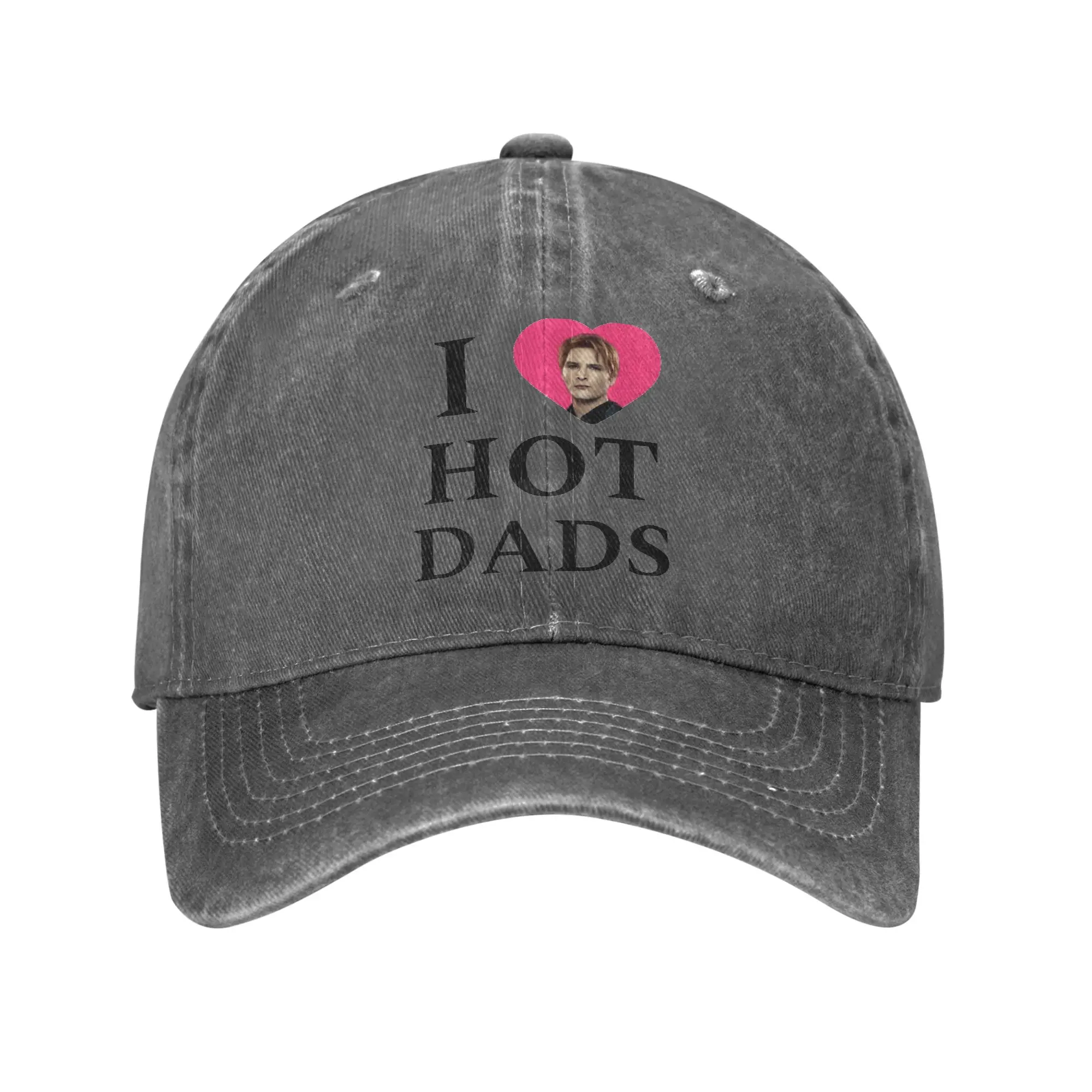 Carlisle Cullen Dilf Twilight Unisex Baseball Cap  Distressed Washed Caps Hat Vintage Outdoor Summer  Gift Snapback Hat