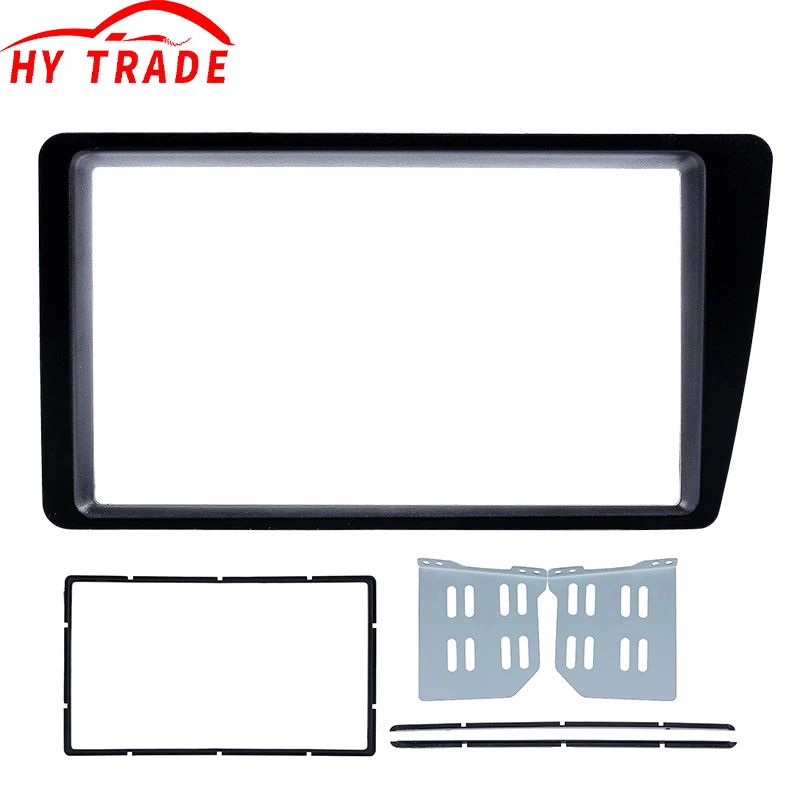 

HY Top Double 2 Din Car Radio Fascia for 2001-2005 Honda Civic LHD Dash Mount DVD Frame Auto Stereo Adaptor