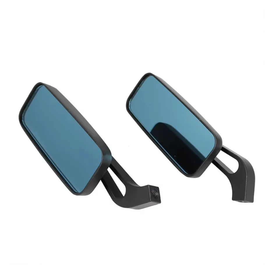 2x M8/M10 Universal Motorcycle Rearview Mirror For Harley Sportster Glide Softail Chopper  Fit forHonda Yamaha Kawasaki