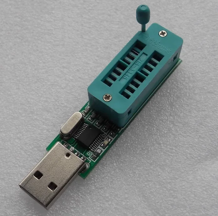 

24CXX 24LCXX Programmer EEPROM Reader Writer+24C02 + SOP to DIP Block USB Port