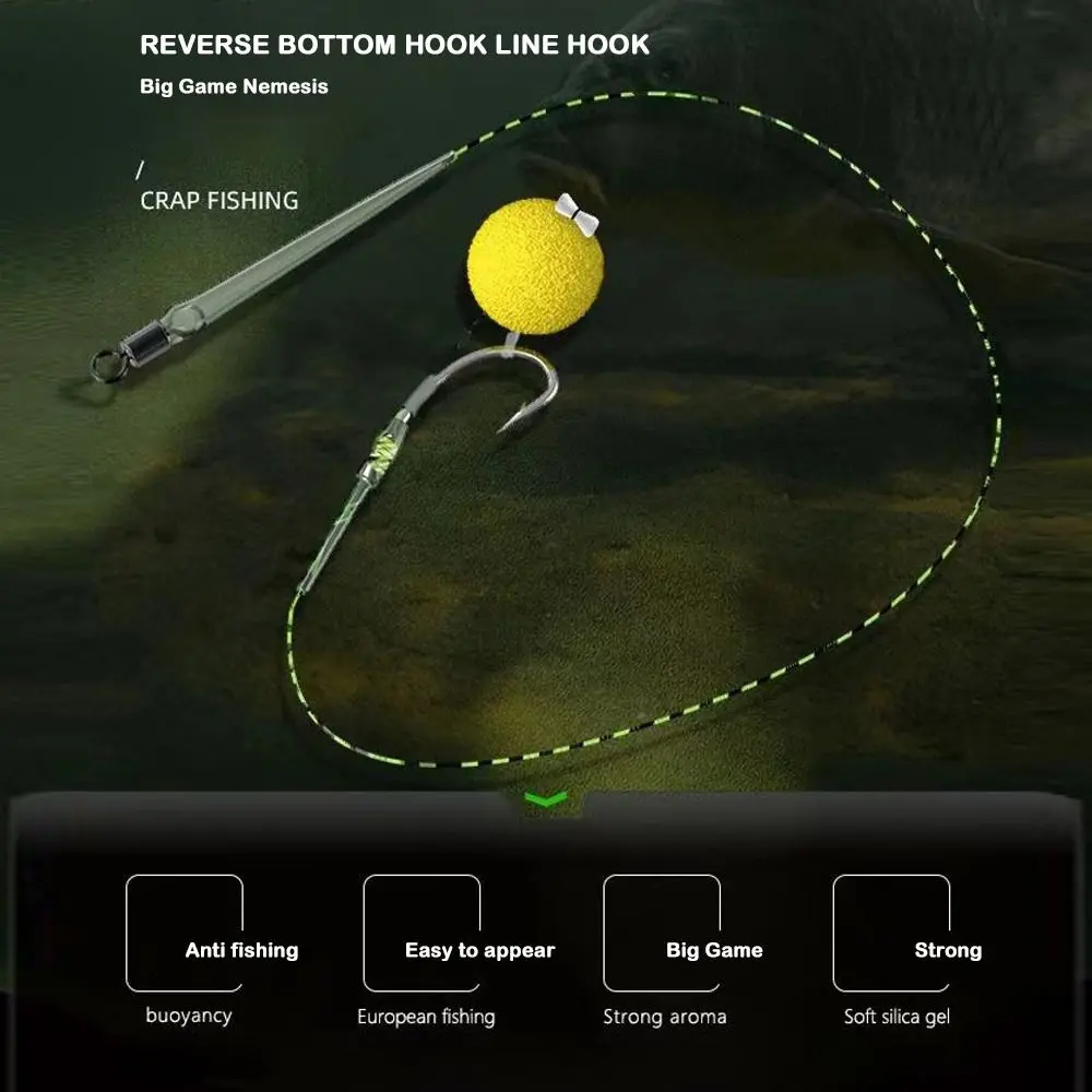 Aparejo para carpa con anzuelos premontados Pesca 3 – Carpa