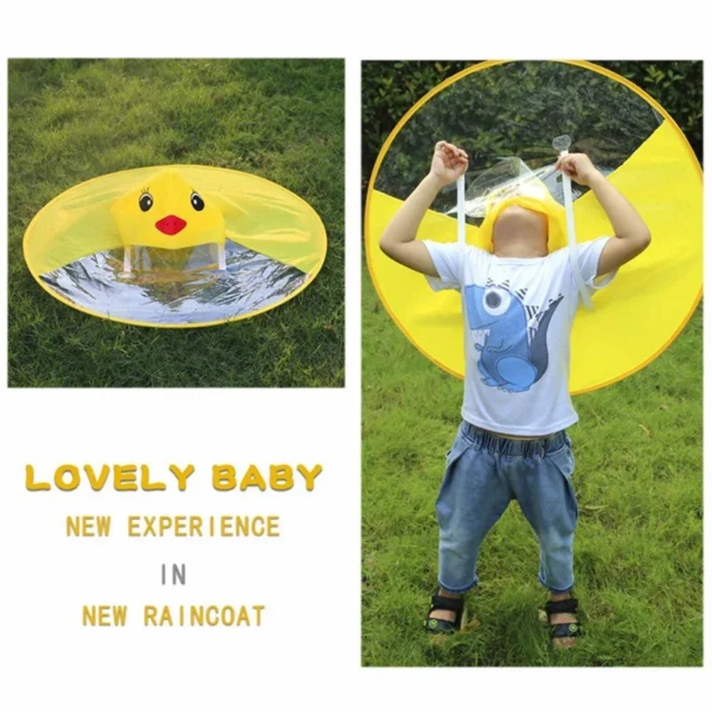 Kinder Tragbare Regen Regenschirm Hut Faltbare Outdoor Angeln Sonnenschirm Wasserdichte Camping Kopfbedeckungen Kinder Regen Hut Regenschirm