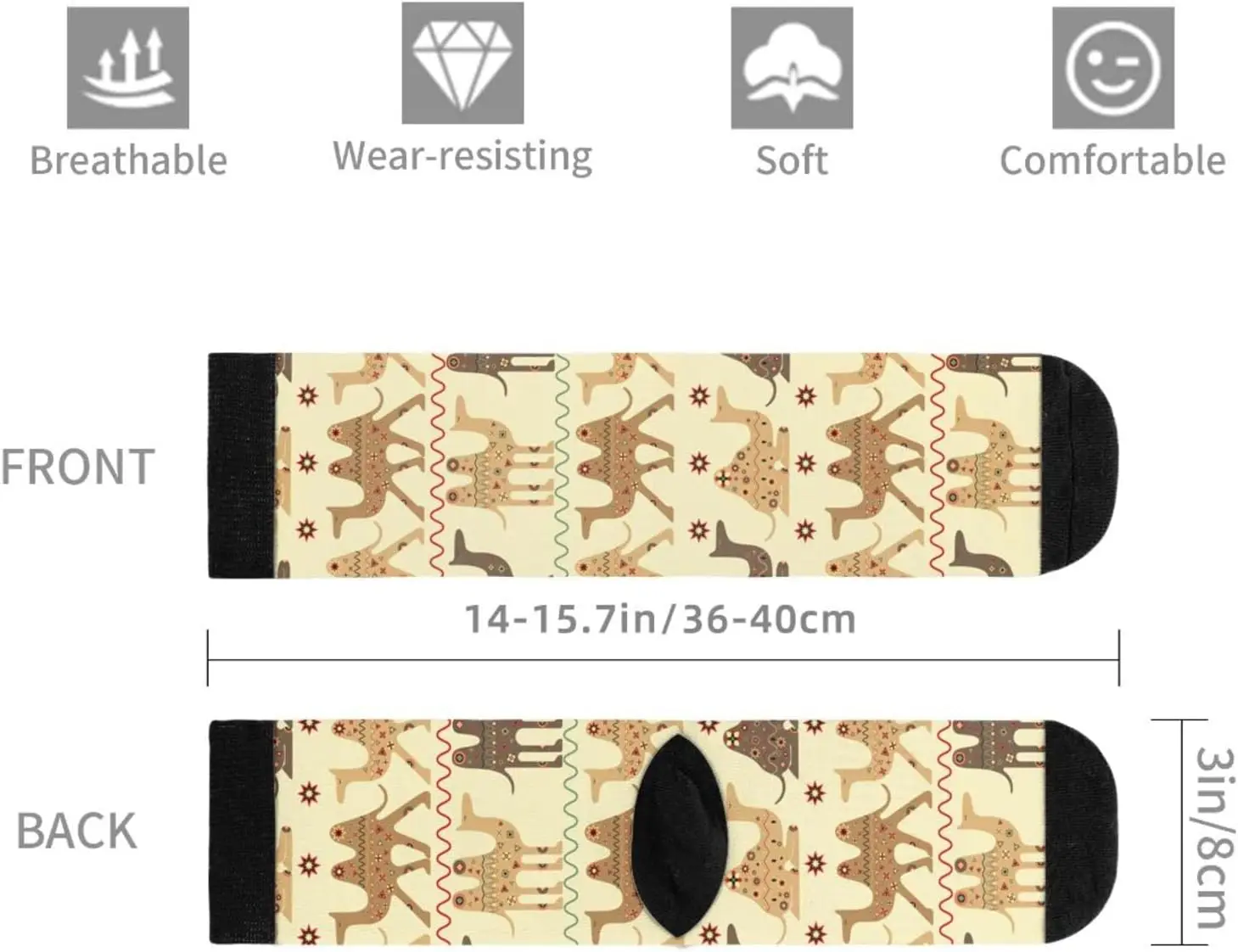 Calcetines casuales divertidos y novedosos para hombres y mujeres