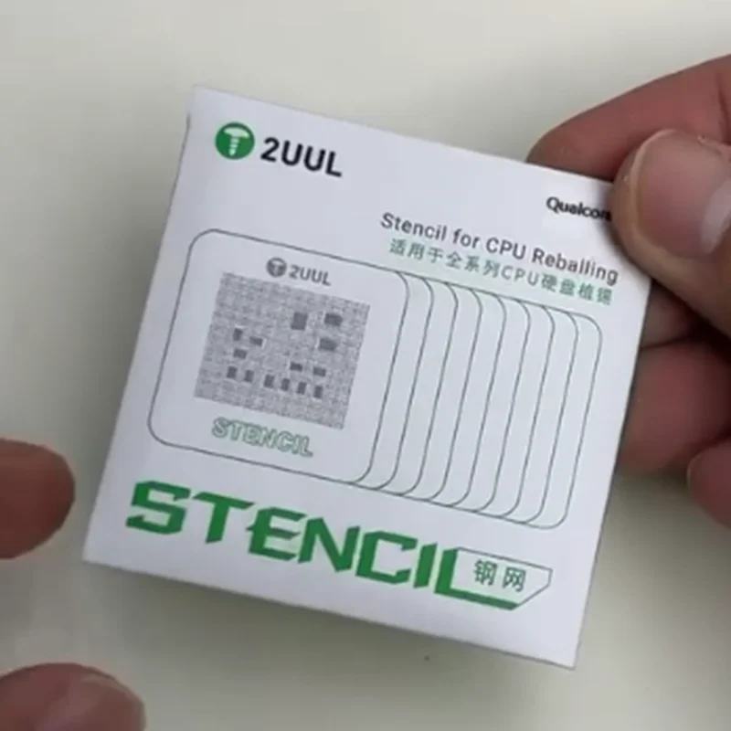 2UUL BH17 CPUREBALL BASE Magnetic Dual-Sided Reballing Platform Set With 75PCS Stencil iPhone X-17Pro Samsung EMMC MKT