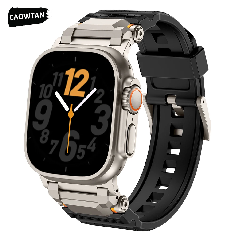 

Спортивный ремешок для Apple Watch 11 10 46 мм Ultra 3 2 49 мм correa Силиконовый ремешок для часов iWatch 9 8 7 45 мм 6 4 5 SE 44 мм 3 2 1 42 мм