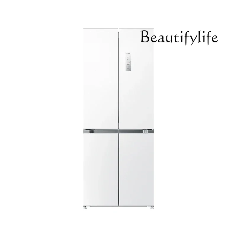 60cm Ultra-Thin Flat Embedded 439L Cross Four-Door Air Cooling Frostless Embedded Household Refrigerator