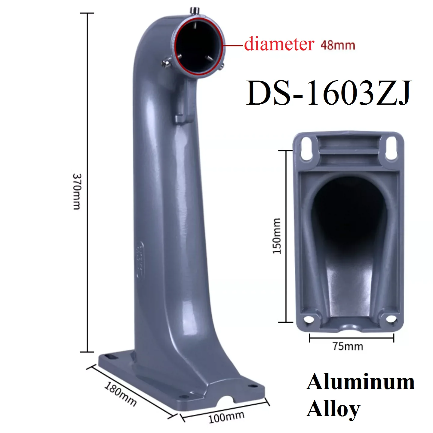 Hikvision PTZ Camera Bracket DS-4604ZJ-PA DS-4604ZJ-PAAC DS-4603ZJ-PA DS-4603ZJ-PAAC DS-1603ZJ DS-1603ZJ-P DS-1602ZJ DS-1602ZJ-P