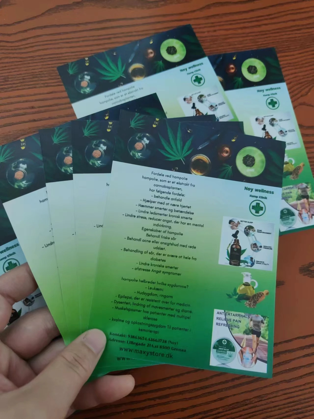 100/200/500pcs Customized A6 color page double-sided flyer printing advertising flyer package postage