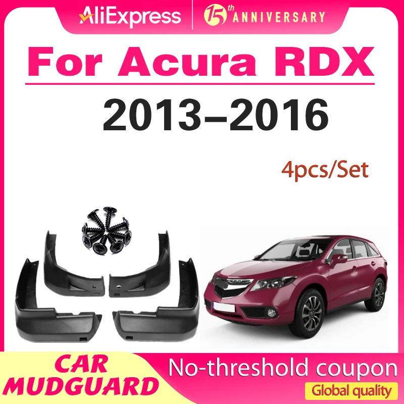

For Acura RDX 2013-2016 2014 2015 Mudflaps Splash Guards Mudguards Mud Flaps Fender car Accessories