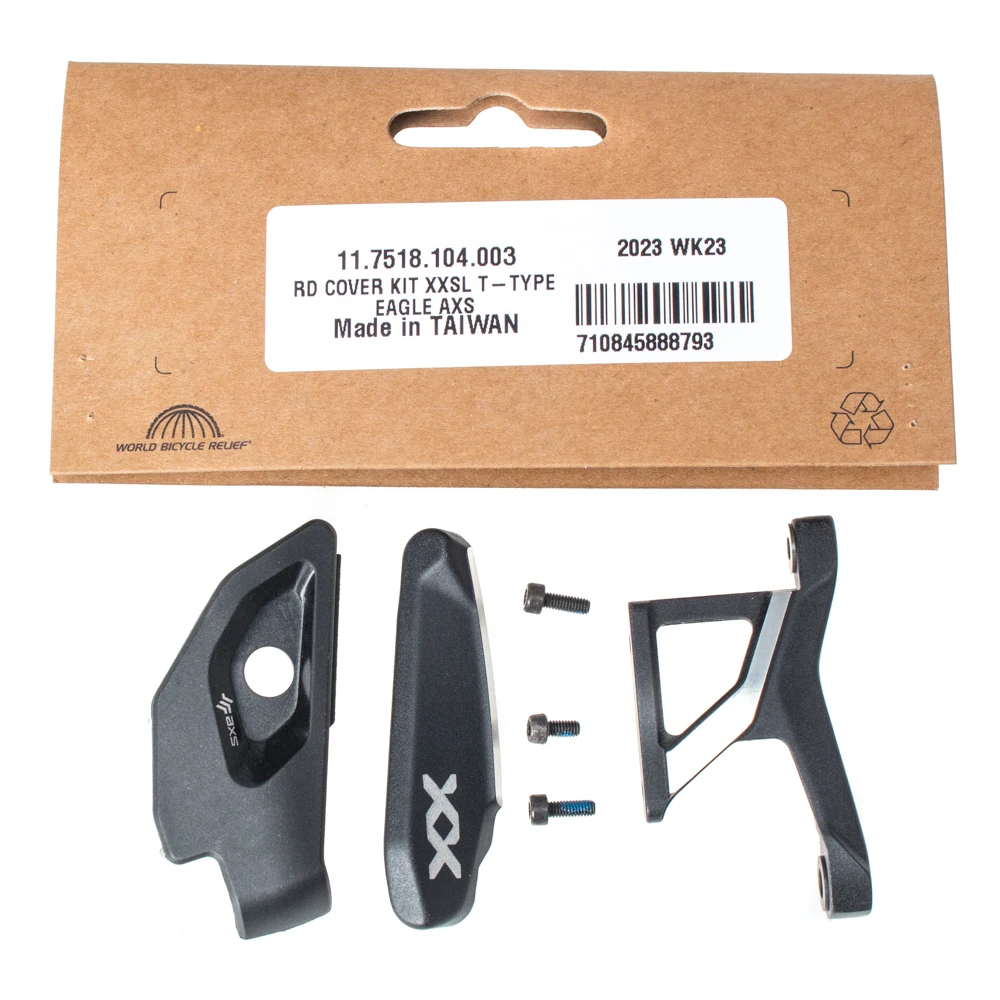 SRAM REAR DERAILLEUR COVER KIT XXSL T-TYPE EAGLE AXS (UPPER & LOWER OUTER LINK WITH BUSHINGS, INCLUDING BOLTS)  11.7518.104.003