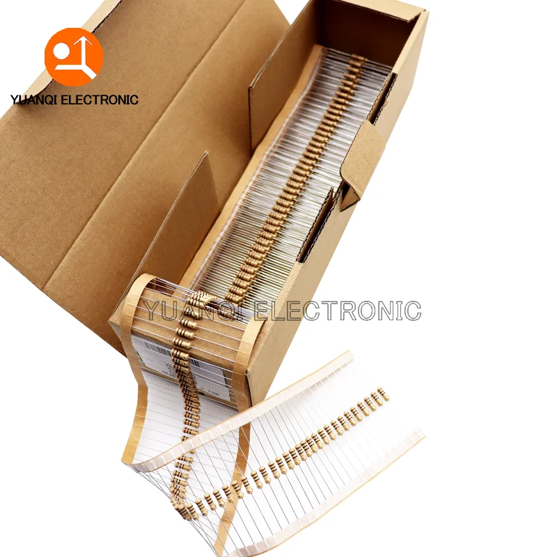 2000pcs 1/2W Carbon Film Resistor 5% 0R-10M 10R 100R 240R 470R 1K 4.7K 6.8K 7.5K 10K 15K 47K 100K 1M 10 100 430 470 ohm 0.5W