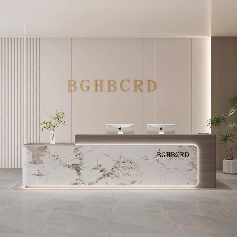 

Modern Creative Reception Desks Classic Trendy Design Premium Reception Desks Unique Style Tresen Rezeption Commercial Furniture