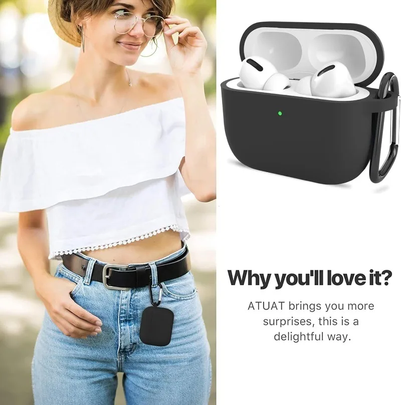 Soft Silicone Earphone Covers for Apple AirPods Pro 3 Case Protective Headphone Cover with Keychain for AirPods Pro3 Accessories