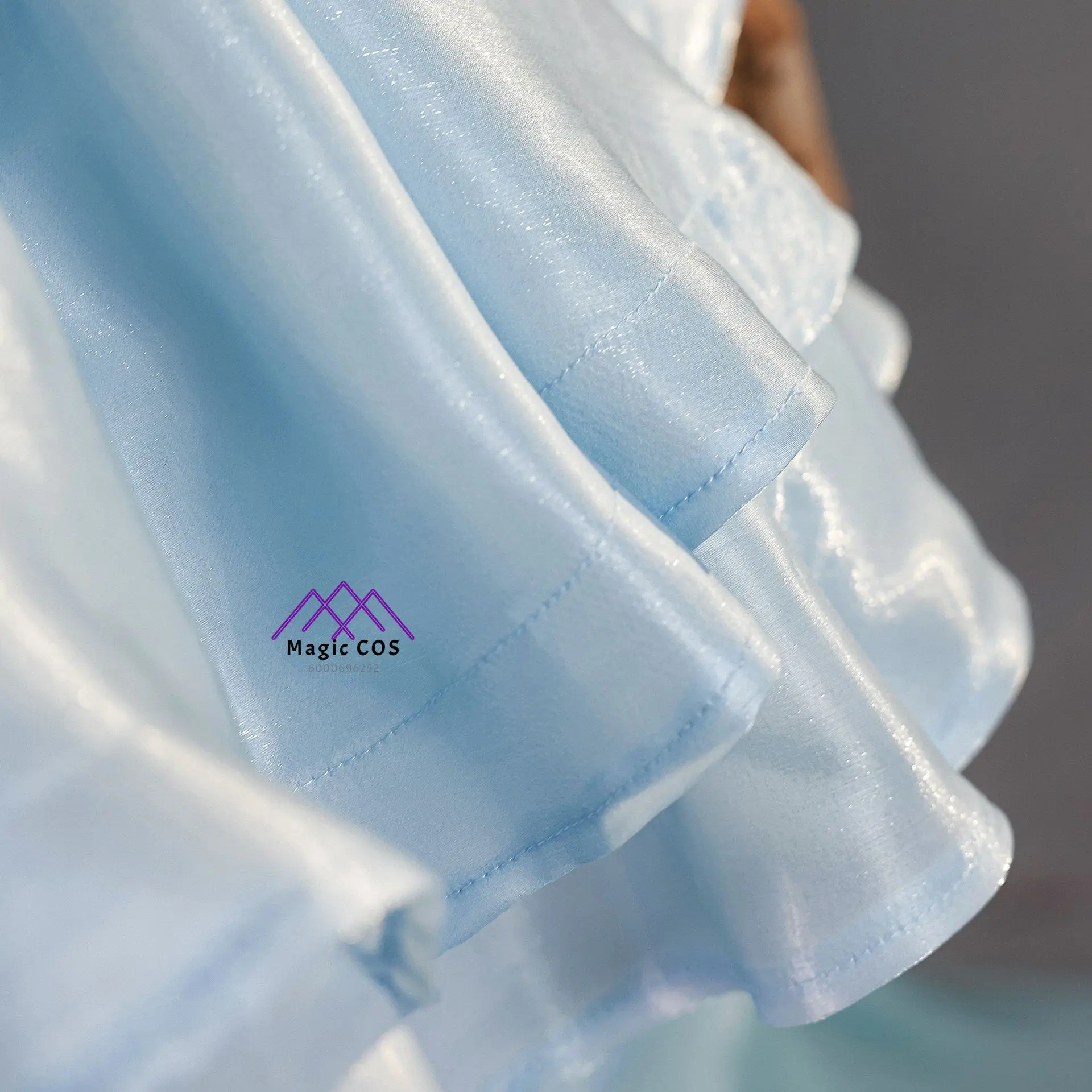 Re:ZERO Cosplay Costume Anime Rem/Emilia Role Playing Clothes Sexy Evening Blue White Dress for Women Comic Con Party Suits