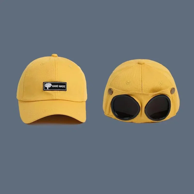 2026 Neue Mode Pilotenmütze Sommer Persönlichkeits-Brillen-Baseballkappe Unisex Trend Sonnenbrillen-Baseballkappe – Detail 5