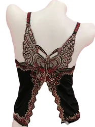 Backless Camis Women Fashion Rhinestones Vest Women's Sexy Underwear Padded Tanks Tops