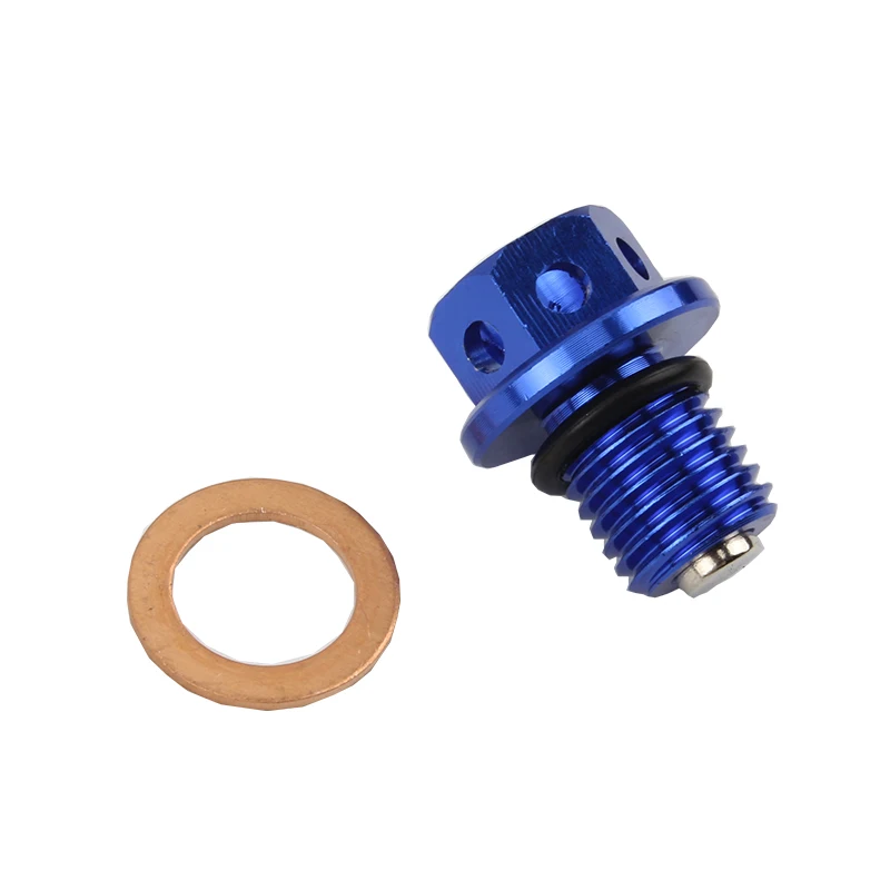 Applicable to Yamaha YZ 125 250 250X 80 100 400 400F 465 490 WR 250R 250X 200 500 YZF R25 R3 MT 03 25 oil drain screw M12x1.5