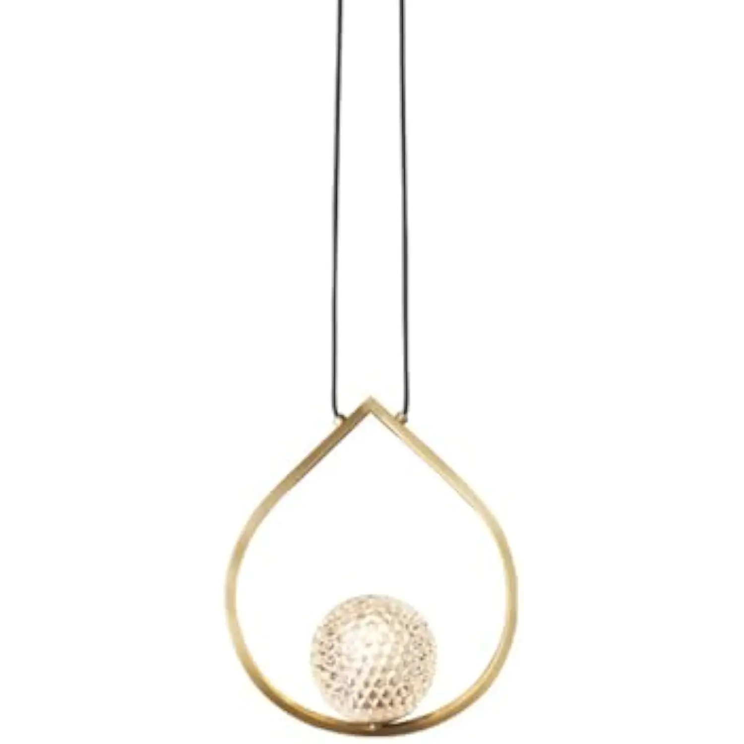 

American Light Luxury Full Copper Pendant Light Bedroom Bedside Small Hanging Lamp Creative Modern Simple Background Wall Chand