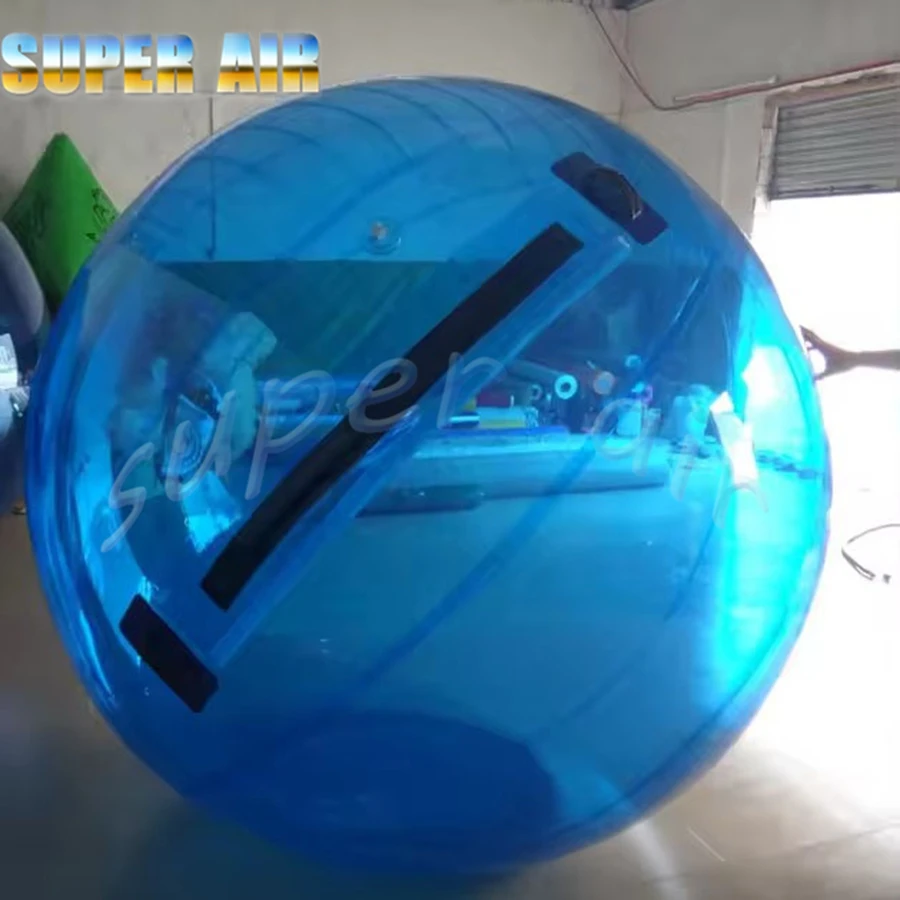 Alta qualidade 2m de diâmetro transparente inflável água andando bola água pastel rolo balão zorb bola para venda