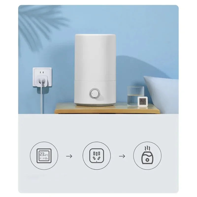 Xiaomi Mijia Smart Socket 3 WIFI Power Statistics Version Wireless Remote Control Adaptor Power On Off Work With Mi home APP