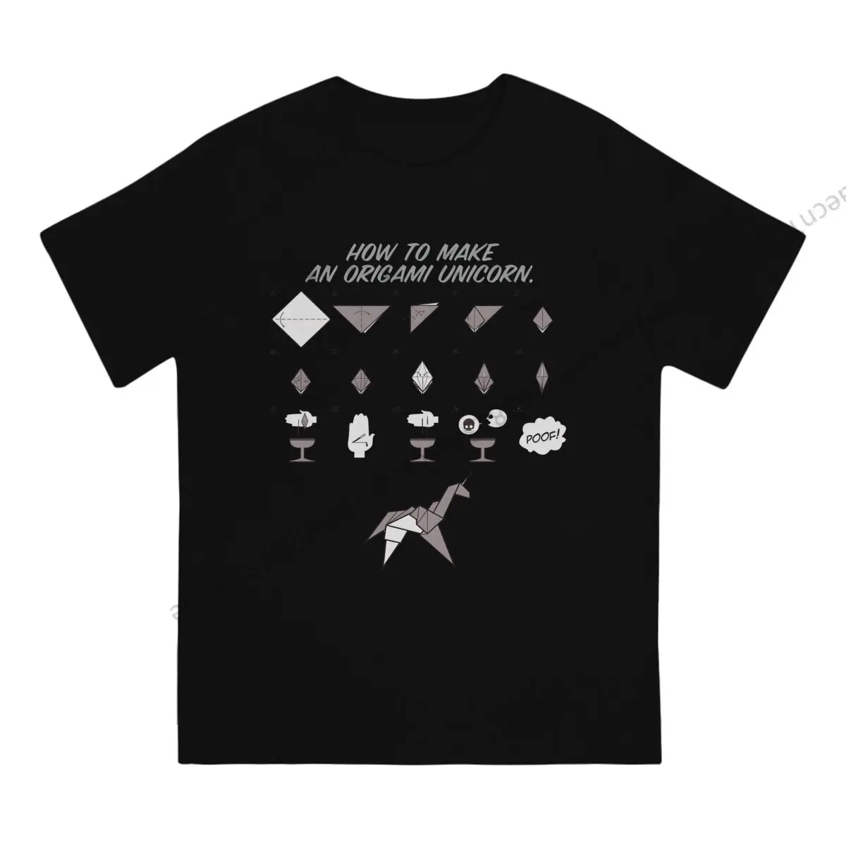 Blade Runner How To Make An Origami Unicorn T Shirt Men Tees Summer Clothing Cotton O-Neck TShirt