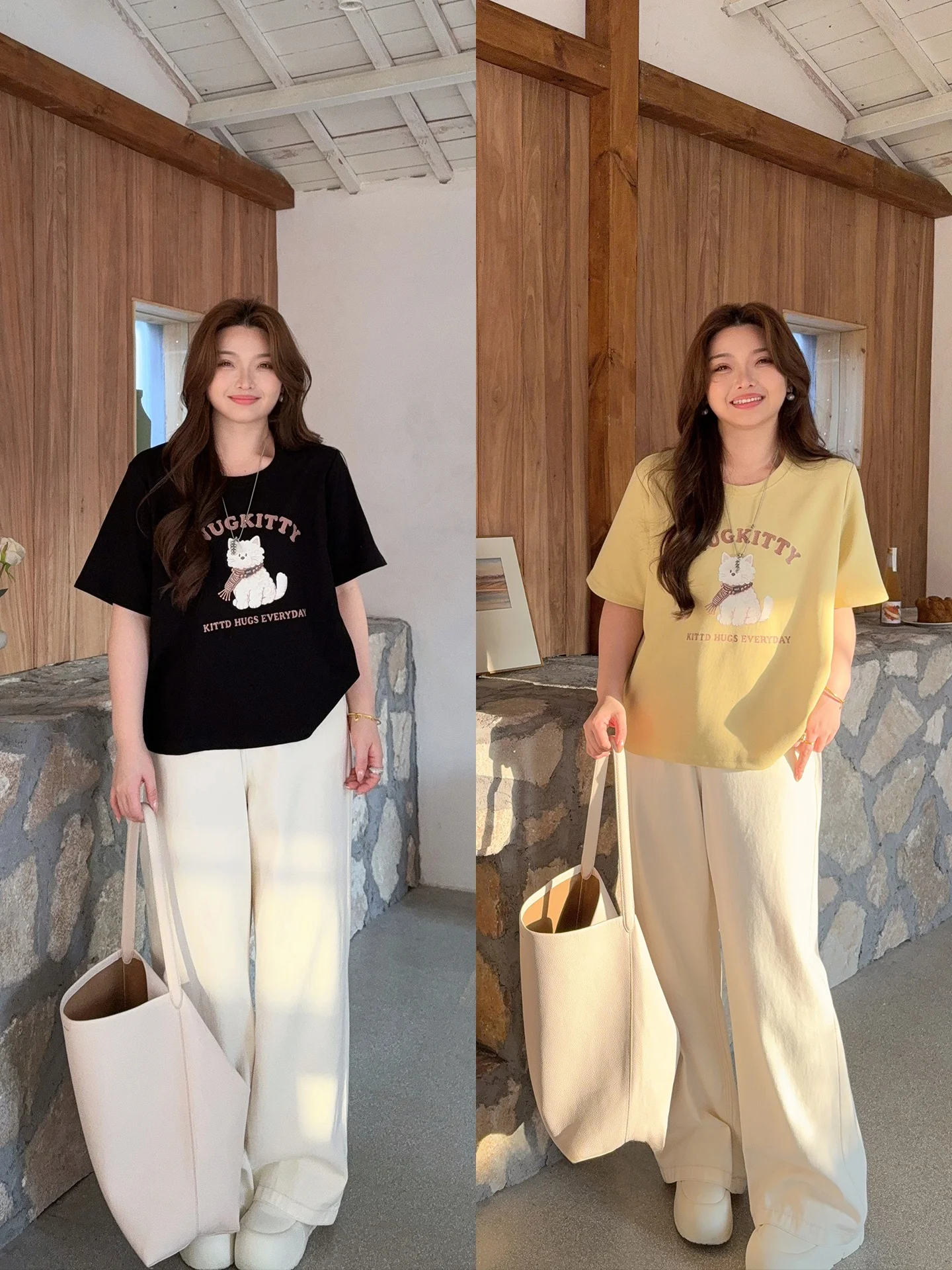 

Женская хлопковая футболка большого размера с мультяшным принтом, круглым вырезом, коротким рукавом, летняя, новая, модная, для девушек