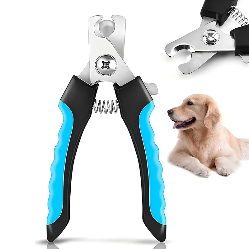 

Pet Nail Clipper with Safety Guard Stainless Steel Scissors Professional Cat Dog for Claw Care Grooming Supplies