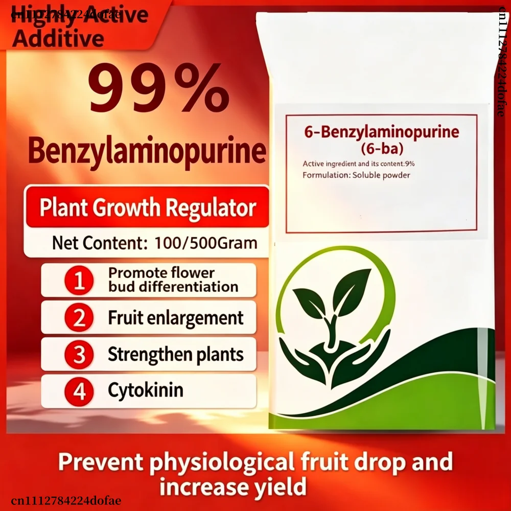 6-BA 6-Benzylaminopurine Cytokinin Powder Plant Growth Regulator Promote Germination & Cell Division
