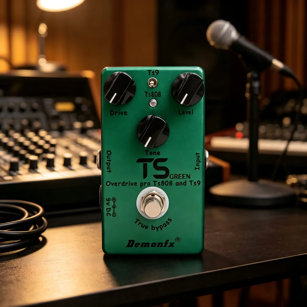 Classic Ts808 Ts9 Tube Drive N One Guitar Effect Pedal TS Scream Drive Through-Hole Components True by