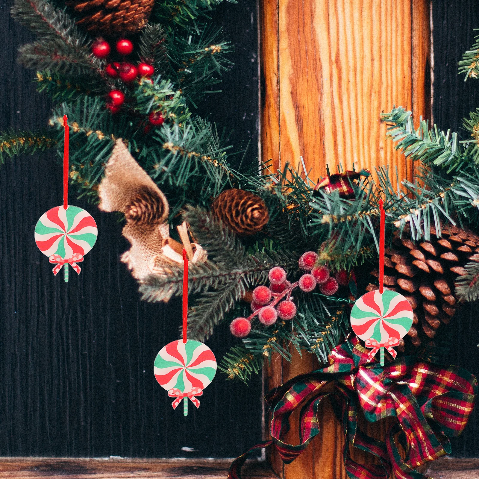 10 Pcs Christmas Decor Ornaments Candy Birthday Party Favors Shower Decorations Tree for