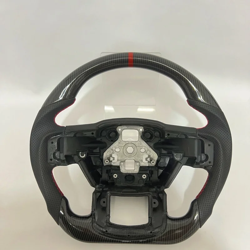 Hydro-Dip Carbon Fiber Look Steering Wheel  For Ford F-150 Raptor 2017-2020