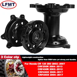 CNC Aluminum Billet Front and Rear Wheels Hub For Honda CR 125 250 CRF 250R 450R 450X 250X 2002 2003 2004 2005 2006 2007-2017