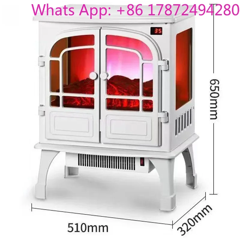 Black Electric Fireplace 2000W with Mantel Shelves, Remote Control, Timer, Replaceable Insert Heater for Bedroom