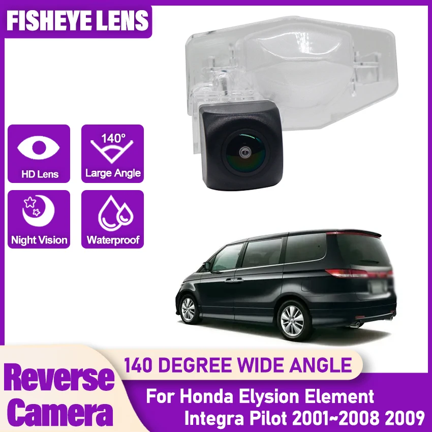 Car Rear View Back Up Reverse Parking Camera For Honda Elysion Element Integra Pilot 2001 2002~2009 CCD HD Night Vision Camera
