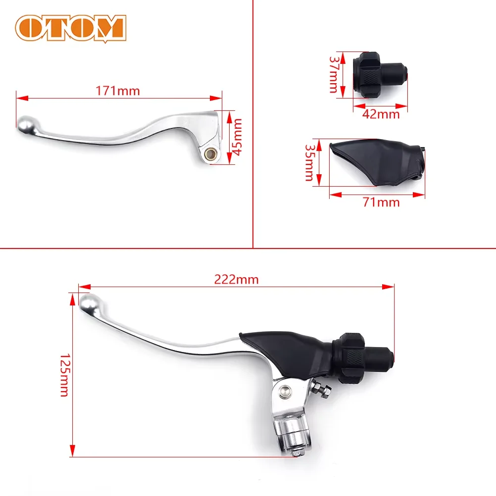 OTOM Motorcycle Front Brake Lever & Clutch Lever FOR YAMAHA YZ125/250 YZ125X YZ250F YZ250FX YZ450F YZ450FX Dust Cover Dustproof