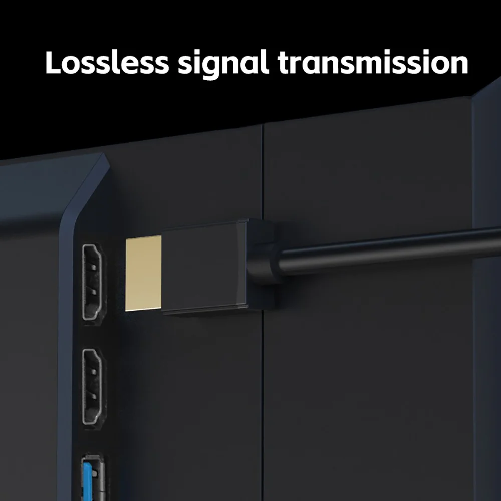 HD HDMI إلى HDMI-متوافق كابل 4K 60 هرتز HDMI-متوافق كابل محول محول للتلفزيون صندوق ماك بوك شاشة الكمبيوتر المحمول العارض