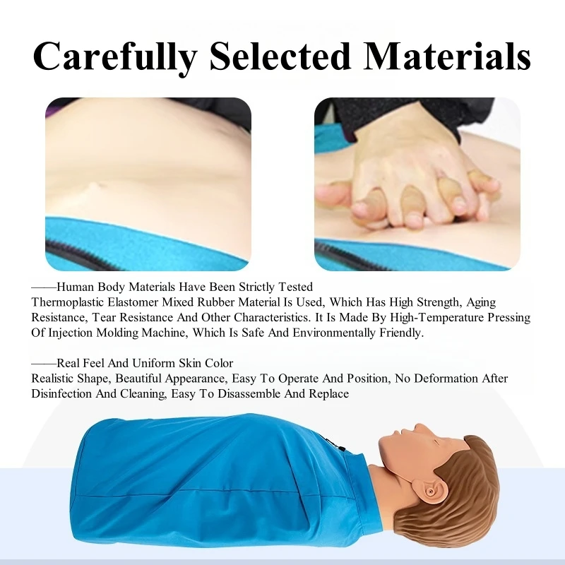 الكبار CPR العلوم الطبية أسعار الجملة الحياة حجم نصف الجسم CPR مجموعة التدريب تخصيص CPR للمعدات التعليمية القزم #4