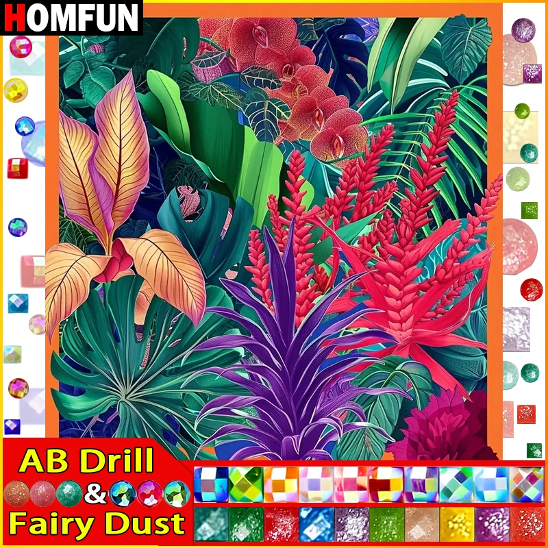 HOMFUN Fairy Dust AB Full Diamond Embroidery 