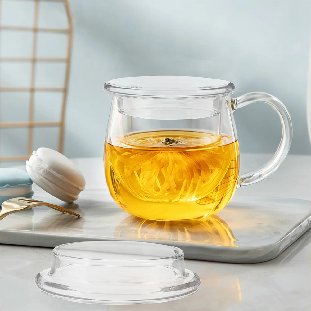 

2Pcs Clear Glass Tea Kettle Replacement Lids Heat Resistant Teapot Covers Home Use Tea Infuser Lid Strainer Pot Accessory