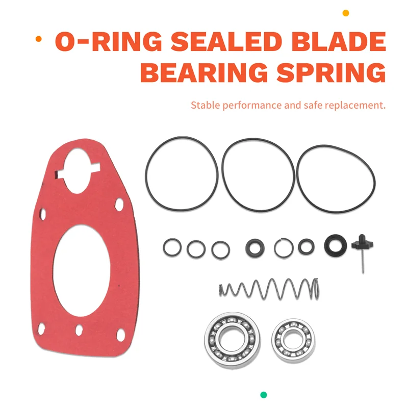 Kit di messa a punto MG725 compatibile con cuscinetto di tenuta O-ring a scatto MG725A Kit di manutenzione utensile pneumatico-Caldo