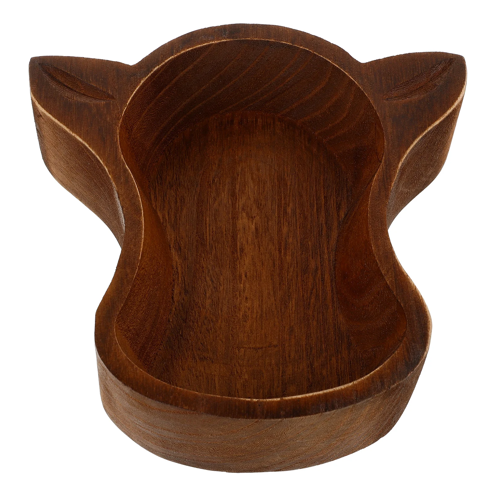 

Wooden Bowl Nut Fruit Ornament Fruits Decorative Tray Large Serving Kitchen Holder Dessert