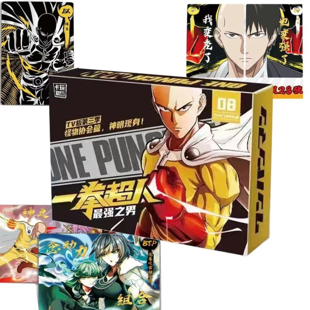 Original ONE PUNCH-MAN Card for Children Exclusive Edition of Hot Blooded Anime Characters Rare Game Collection Card Kids Gifts