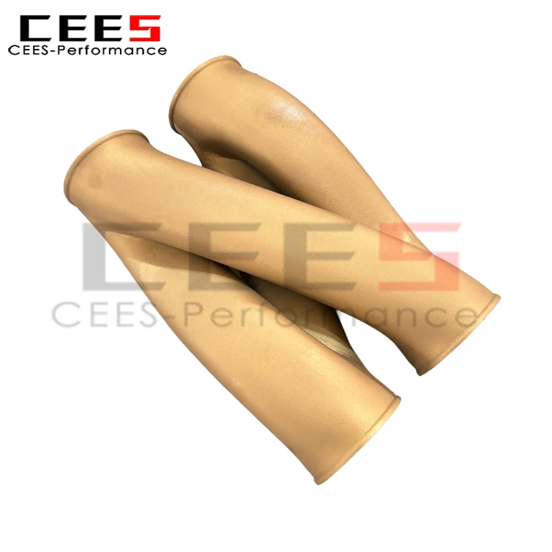 CEES Z Pipe for All Car Models 2.25Inches/2.5 Inches/2.75 Inches/3 Inches Electroplated Gold 316 Stainless Steel Exhaust System