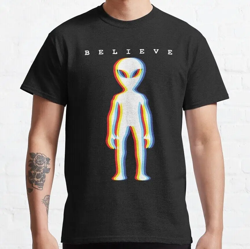 Believe Classic    Unisex summer T-shirt Cotton fashion couple clothes