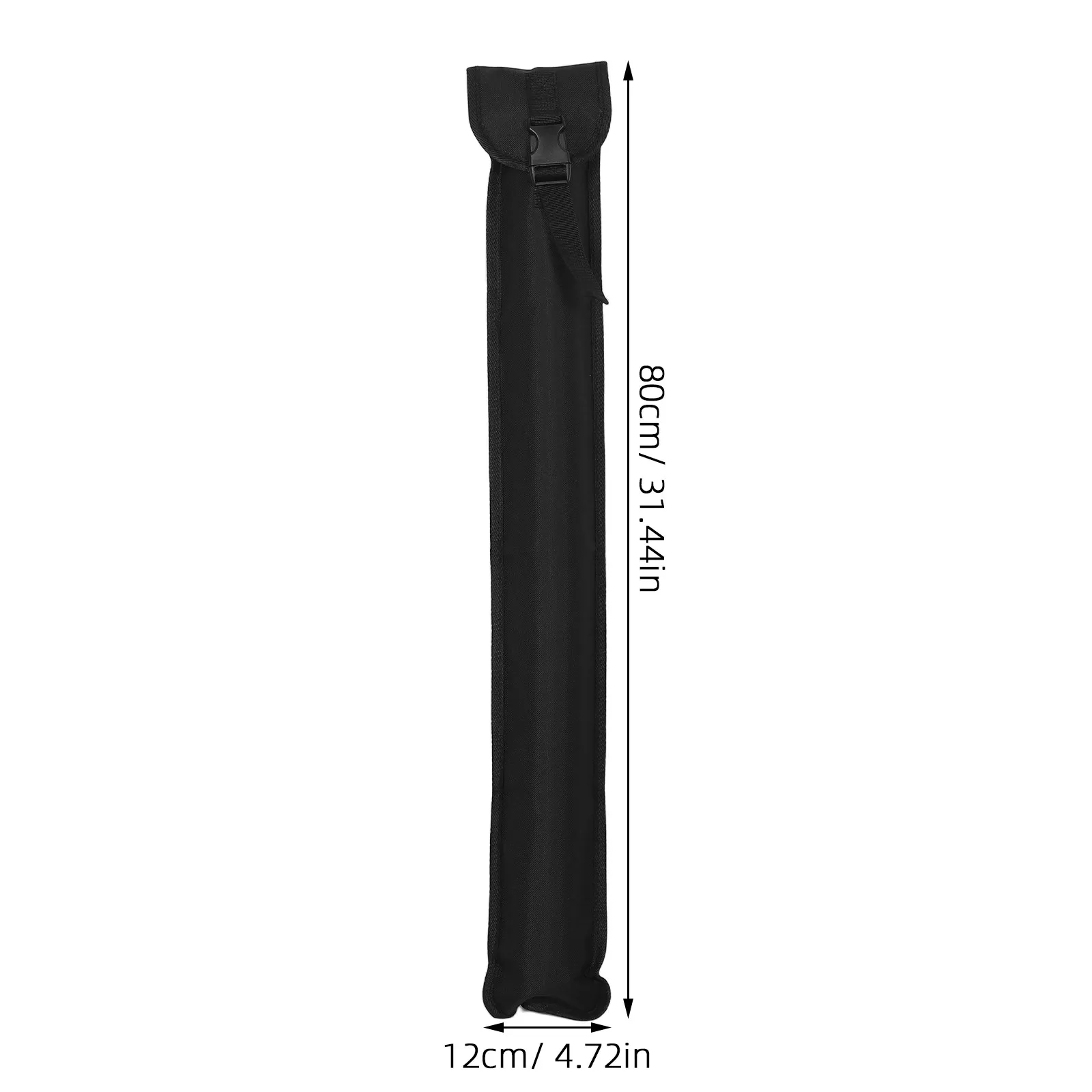 31.5 Inch Black Pool Cue Bag Adjustable Shoulder Strap Soft Interior Scratch Protection Snooker Cue Case Tournament Billiard