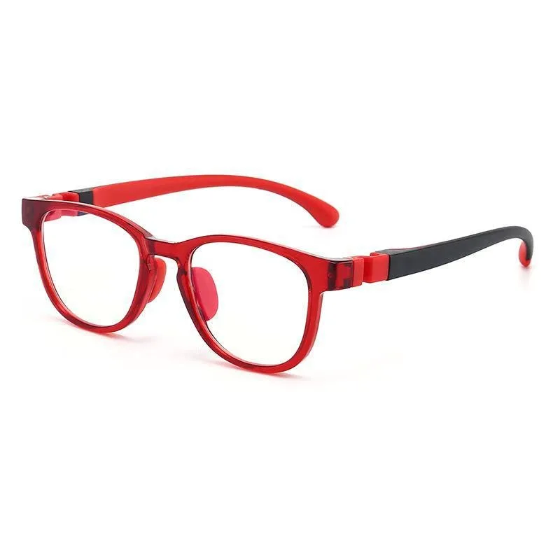 New Trendy Kids Square Anti-blue Light Glasses Silicone Children Boys Girls Computer Eye Protection Eyeglasses Ultra Light Frame