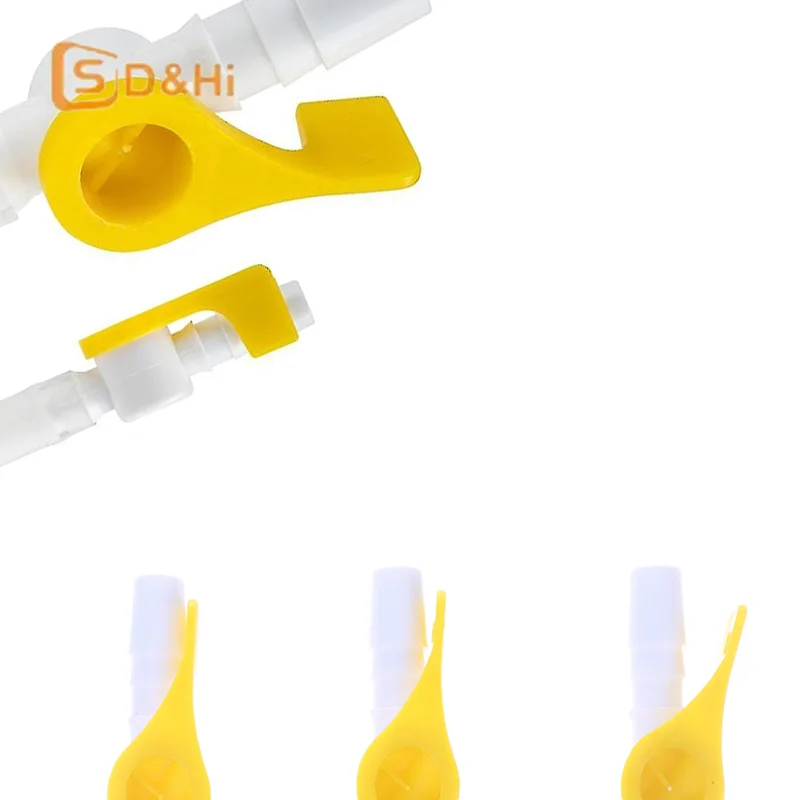 1/2/5pcs Comfort Flow Catheter Valve Two Way Valve - Easy To Use Lever Faucet, Tubes Optimized For Comfort Of Urinatio