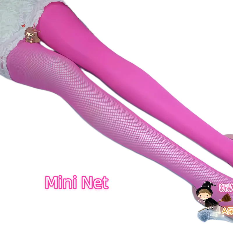 2026 Frühjahr/Sommer Damen 80D D-Strumpfhose, einbeinige Netzstrumpfhose, asymmetrische Strumpfhose, kombinierbare Strumpfhose – Detail 3