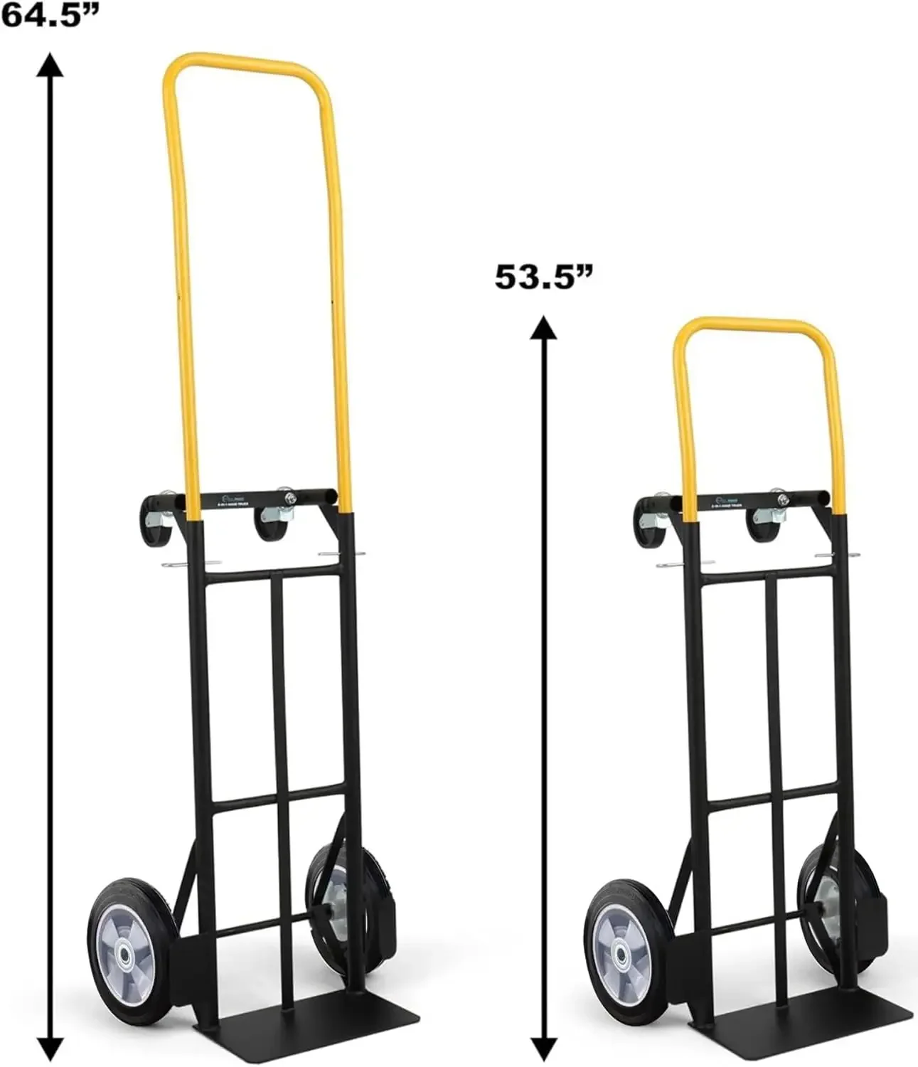 Convertible Hand Truck and Dolly with 10