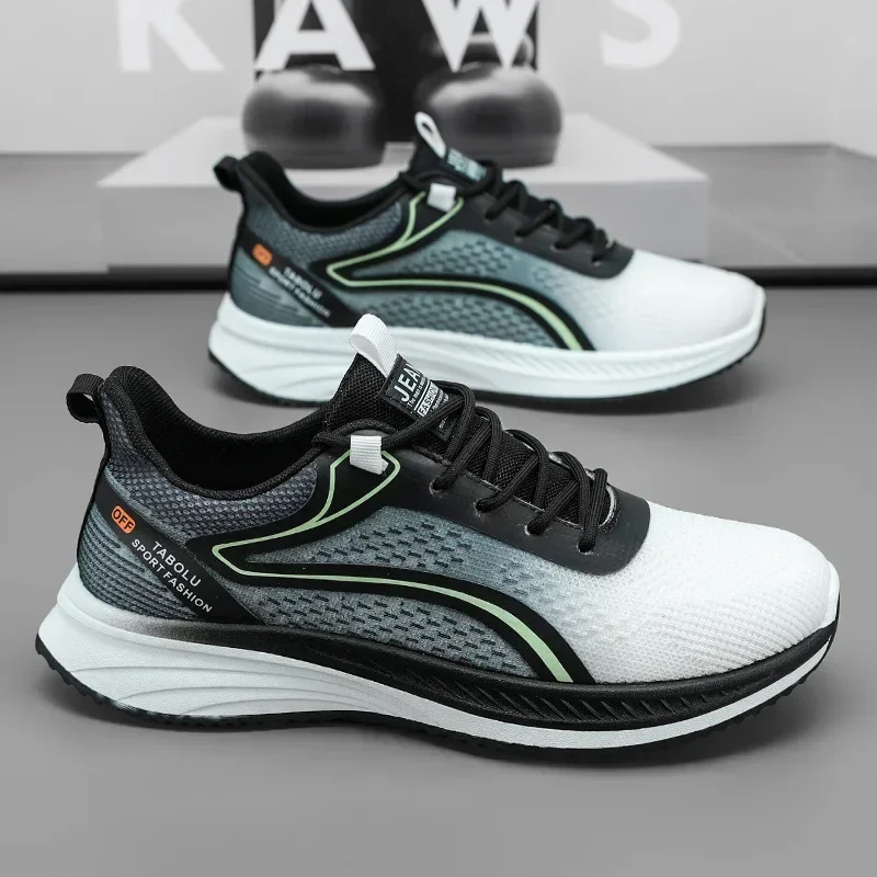 Breathable Mesh Running Shoes Fashion Korean Version Men Sneaker Low-top Mixed Color Casual Shoes Men Tenis Masculino Zapatos